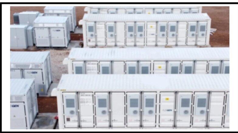 Campus energy storage and generation project visual